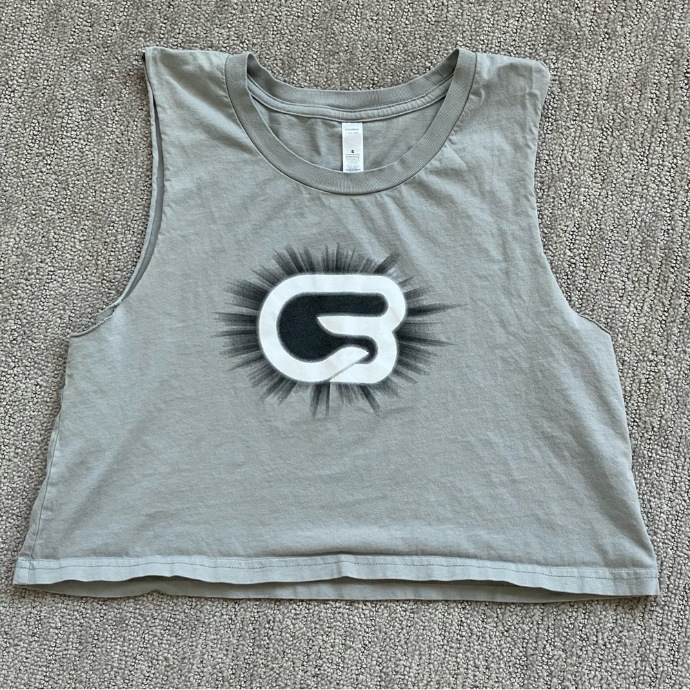 Cyclebar cropped tank top